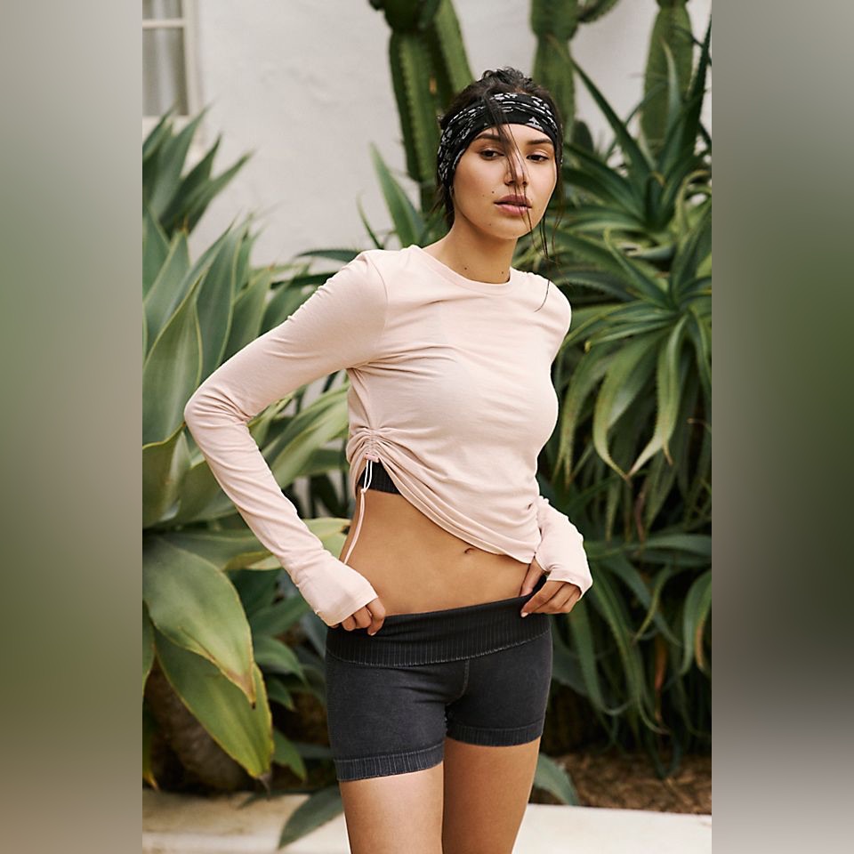 Fp Movement - Dance Of Two Layer Tee In Pink Salt